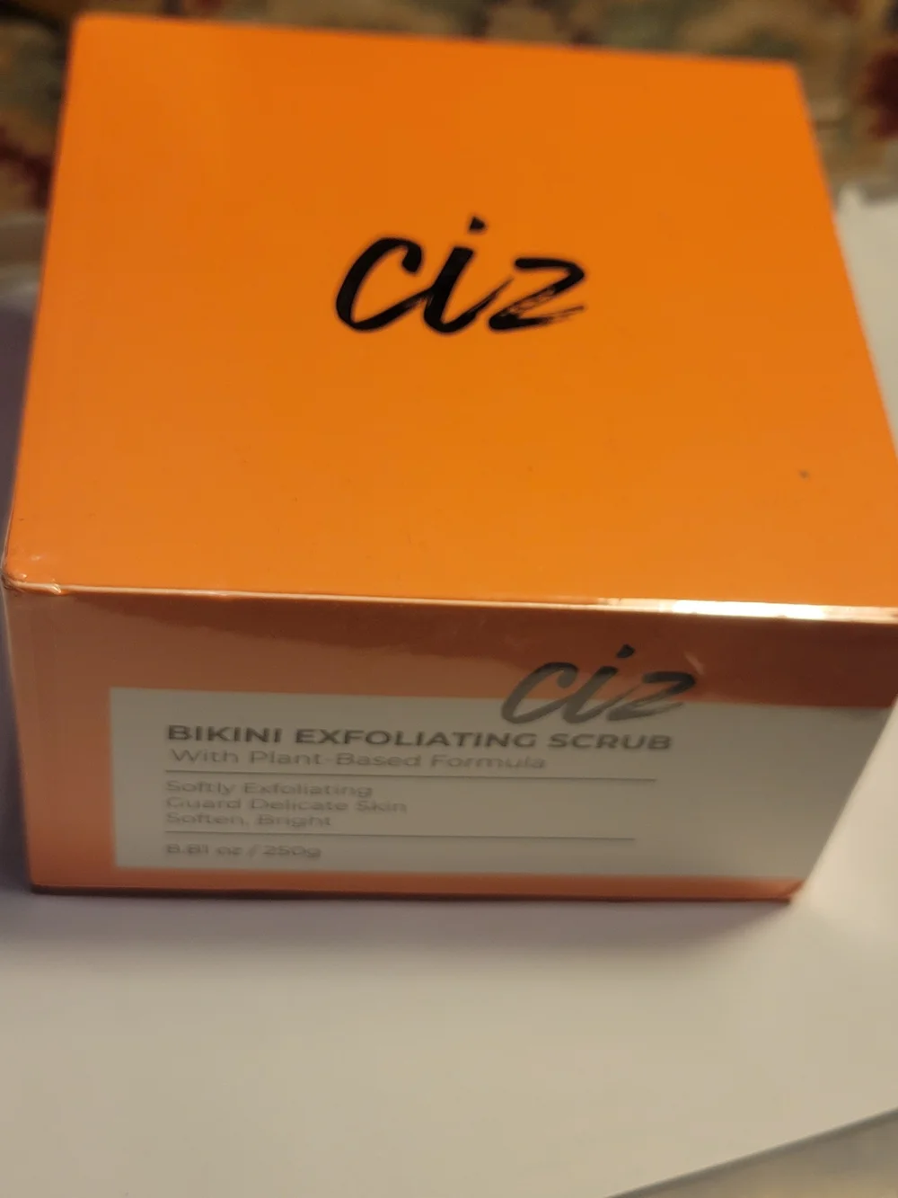 Orange Bikini Exfoliating Scrub – Gentle Plant-Based Formula